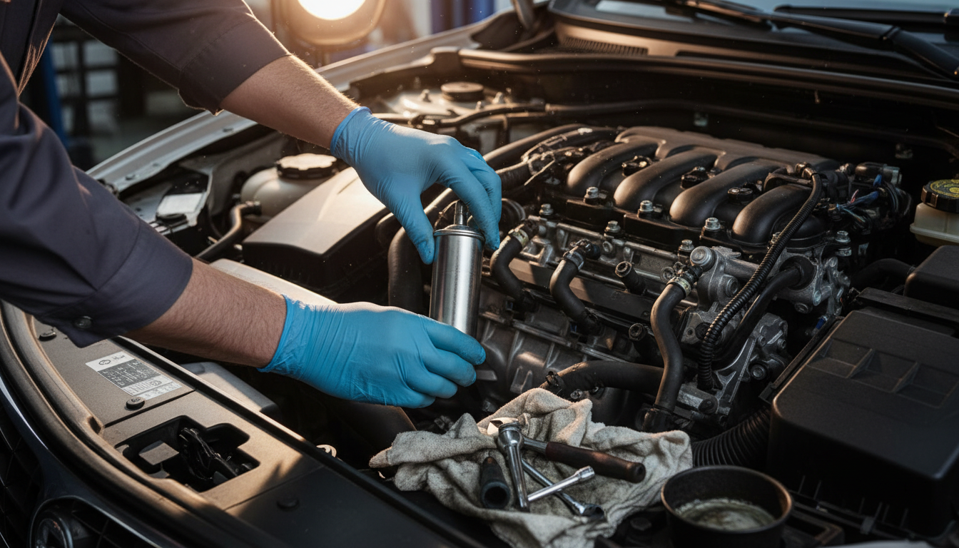 Hyundai Özel Servis benzin filtresi degisimi