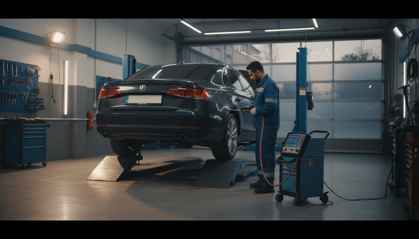 Jeep Özel Servis egzoz muayenesi