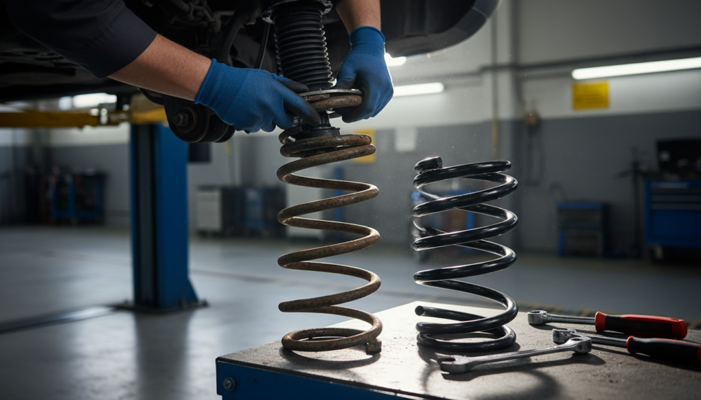 Oto Hizmetlerimiz helezon yay degisimi