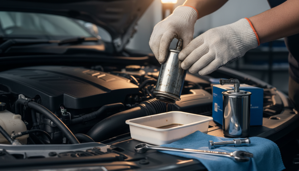 Oto Hizmetlerimiz yakit filtresi degisimi