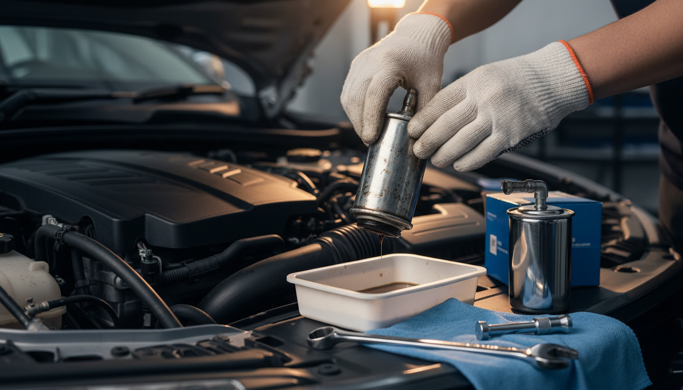 Renault Özel Servis yakit filtresi degisimi